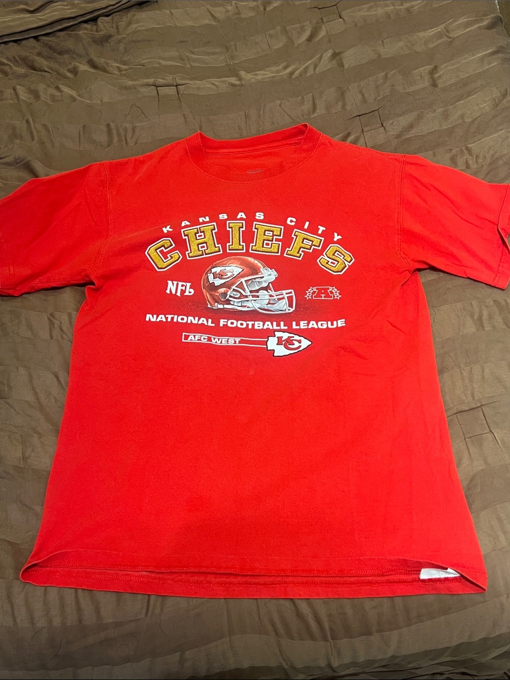 Kansas City Chiefs Red NFL Short Sleeve Tee